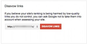 Google's Disavow Tool